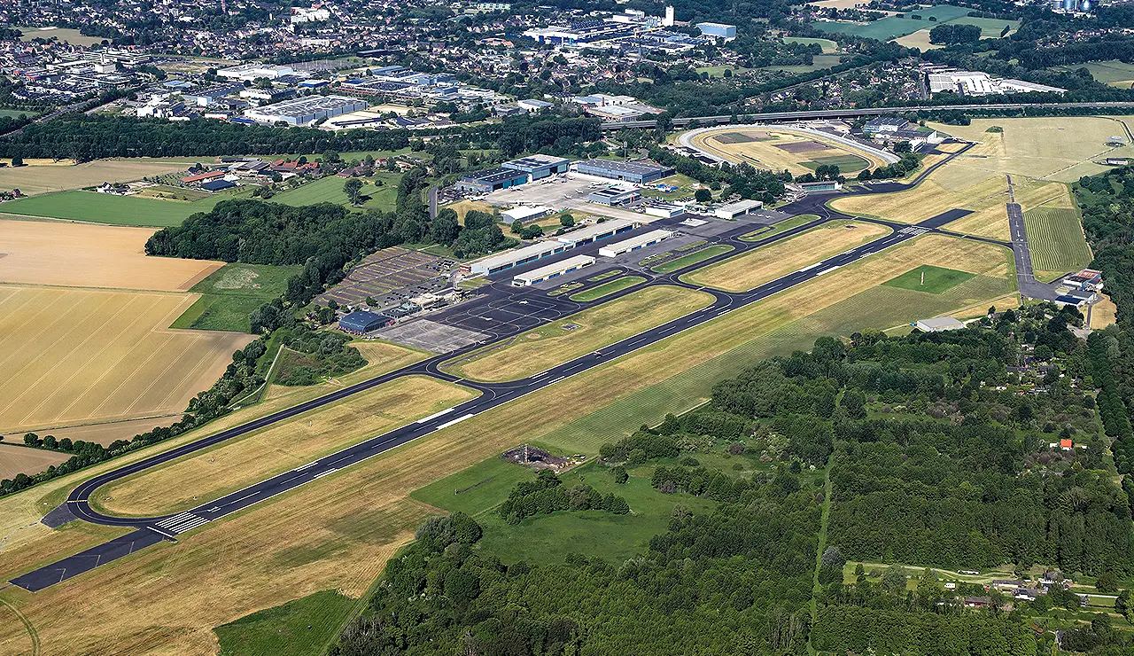 Foto Flughafen Mönchengladbach Luftbild