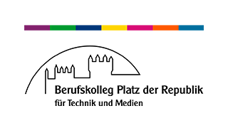 Grafik Berufskolleg Platz der Republik Technik und Medien Logo